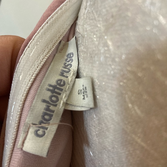 Pink off the Shoulder Formal Dress - Picture 7 of 8